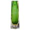 Green Hand-Crafted Murano Glass Vase by Flavio Poli from Mandruzzato, Italy, 1960 1