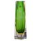 Green Hand-Crafted Murano Glass Vase by Flavio Poli from Mandruzzato, Italy, 1960, Image 1