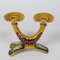 Hand-Decorated Curved Candleholder, 1960s, Image 1