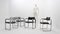 Mid-Century Executive Dining Chairs by Eero Aarnio for Mobel Italia, Set of 4 13