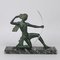 Art Deco Bronze Sculpture by Gual, Image 1