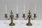 19th Century Louis XVI Bronze Candleholders, Set of 2 2