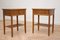 Tables de Chevet Mid-Century en Noyer et Teck par Peter Hayward pour Vanson, Set de 2 1