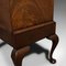 Antique Victorian English Flame Mahogany Chest of Drawers on Stand, Circa 1900 12