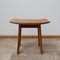 Mid-Century French Oak Stool by Guillerme et Chambron 2