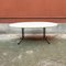 Italian Oval Dining Table with Pink Portuguese Marble Top, 1950s 4