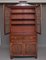 Flame Mahogany 2-Piece Secretaire Bookcase / Cabinet, Early 1800s, Set of 2 14