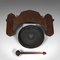 Antique Indian Oak Ceremonial Monastery Gong, 1900, Image 12