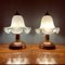 Lampes de Bureau Vintage en Verre Murano, Italie, 1970s, Set de 2 3