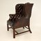 Antique Leather Armchair, Image 3