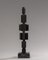 André Pailler, Abstract Sculpture in Black Wood on Marble, France, 1970s 1