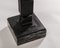 André Pailler, Abstract Sculpture in Black Wood on Marble, France, 1970s 4
