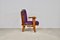 Armchair by Guillerme et Chambron, 1950s 5