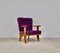 Armchair by Guillerme et Chambron, 1950s 1