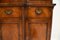 Antique Georgian Style Walnut Breakfront Cabinet, Image 6
