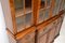 Antique Georgian Style Walnut Breakfront Cabinet, Image 8