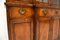 Antique Georgian Style Walnut Breakfront Cabinet 5