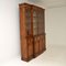 Antique Georgian Style Walnut Breakfront Cabinet 10