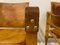 Danish Oak & Leather Safari Chairs, 1970s, Set of 2 7