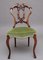 Walnut Dining Chairs, 1800s, Set of 4 8