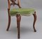 Esszimmerstühle aus Nussholz, 1800er, 4er Set 11