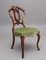Walnut Dining Chairs, 1800s, Set of 4 9