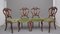 Esszimmerstühle aus Nussholz, 1800er, 4er Set 10
