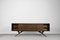 Credenza Mid-Century moderna in noce e ottone, Scandinavia, anni '60, Immagine 7