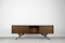 Credenza Mid-Century moderna in noce e ottone, Scandinavia, anni '60, Immagine 11