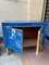 Vintage Blue Nightstands, 1970s, Set of 2 3