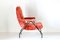 Vintage Orange Lounge Chair, 1950s 3