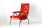 Vintage Sessel in Orange, 1950er 1