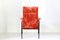 Vintage Orange Lounge Chair, 1950s 6