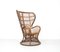 Rattan Peacock Armchair by Trio Noordwolde, 1970s 3