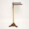 Antique Victorian Brass Reading Stand, Image 7