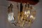 Italian Murano Glass 5-Arm Chandelier from Venini, 1970s, Image 4