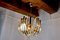 Italian Murano Glass 5-Arm Chandelier from Venini, 1970s 3