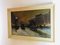 CH Brionnet, Paris by Night, Oil on Canvas, Antique Painting 19