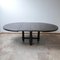 Mid-Century French Ebonised Oak Dining Table by Guillerme et Chambron 14