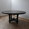Mid-Century French Ebonised Oak Dining Table by Guillerme et Chambron 10