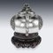 19th Century French Chinoiserie Solid Silver Teapot by Jean-Valentin Morel, 1840s 18