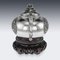 19th Century French Chinoiserie Solid Silver Teapot by Jean-Valentin Morel, 1840s, Image 18