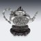 19th Century French Chinoiserie Solid Silver Teapot by Jean-Valentin Morel, 1840s, Image 17