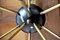 Lámpara de araña Sputnik italiana de 9 brazos, años 60, Imagen 8