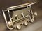 Art Deco French Chrome Coat Rack with Mirror, 1940s, Image 1