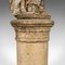 Vintage English Tall Reconstituted Stone Romantic Sculpture, 1950s 12