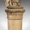 Vintage English Tall Reconstituted Stone Romantic Sculpture, 1950s, Image 12