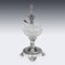 19th Century French Solid Silver & Glass Condiments Service, 1830s, Set of 8, Image 25