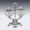 19th Century French Solid Silver & Glass Condiments Service, 1830s, Set of 8, Image 19