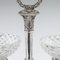 19th Century French Solid Silver & Glass Condiments Service, 1830s, Set of 8, Image 5